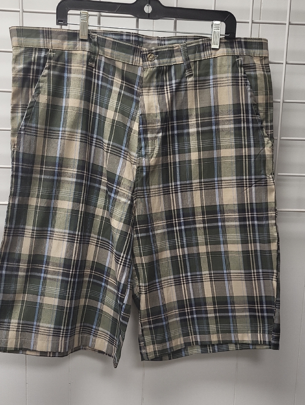 Nwt, 5th AVE Plaid Men’s Shorts, SIZE 40